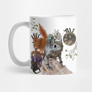 3D art - What's the squirrels up to? Mug